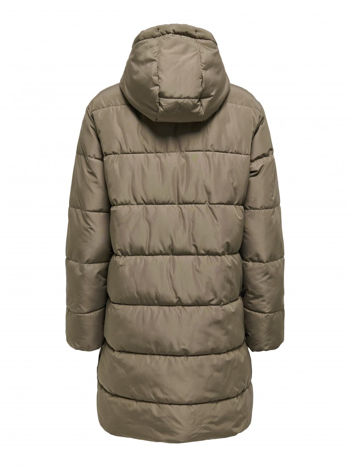 온리 오버핏 롱 패딩 후드 푸퍼 자켓 15323232_189 GREY / STONE GRAY - 상세 이미지 4