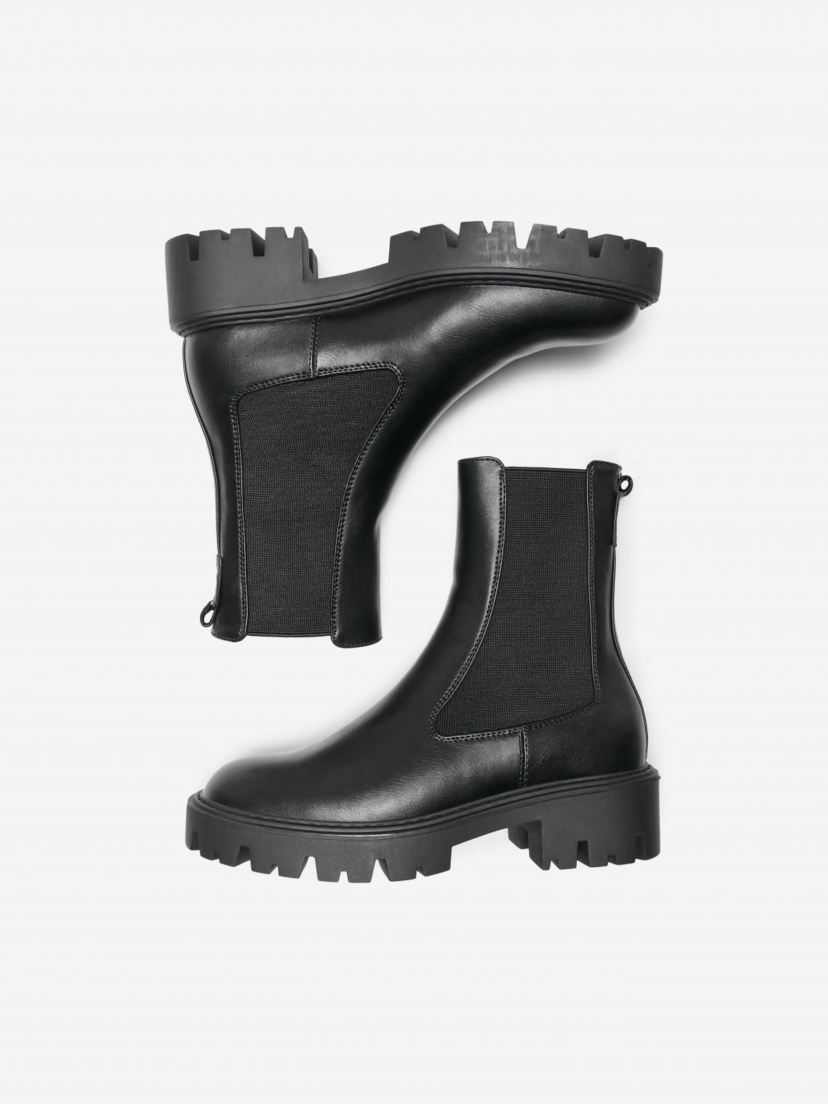 온리 트렌디 첼시 앵클부츠 15272047_2161 BLACK / BLACK - 상세 이미지 3