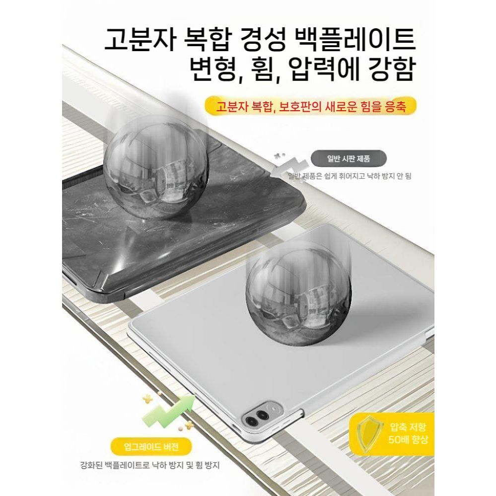 샤오신 패드 프로 GT 케이스 마그네틱 k형 접이식 거치대 자석 버클 실리콘 커버 - 상세 이미지 3