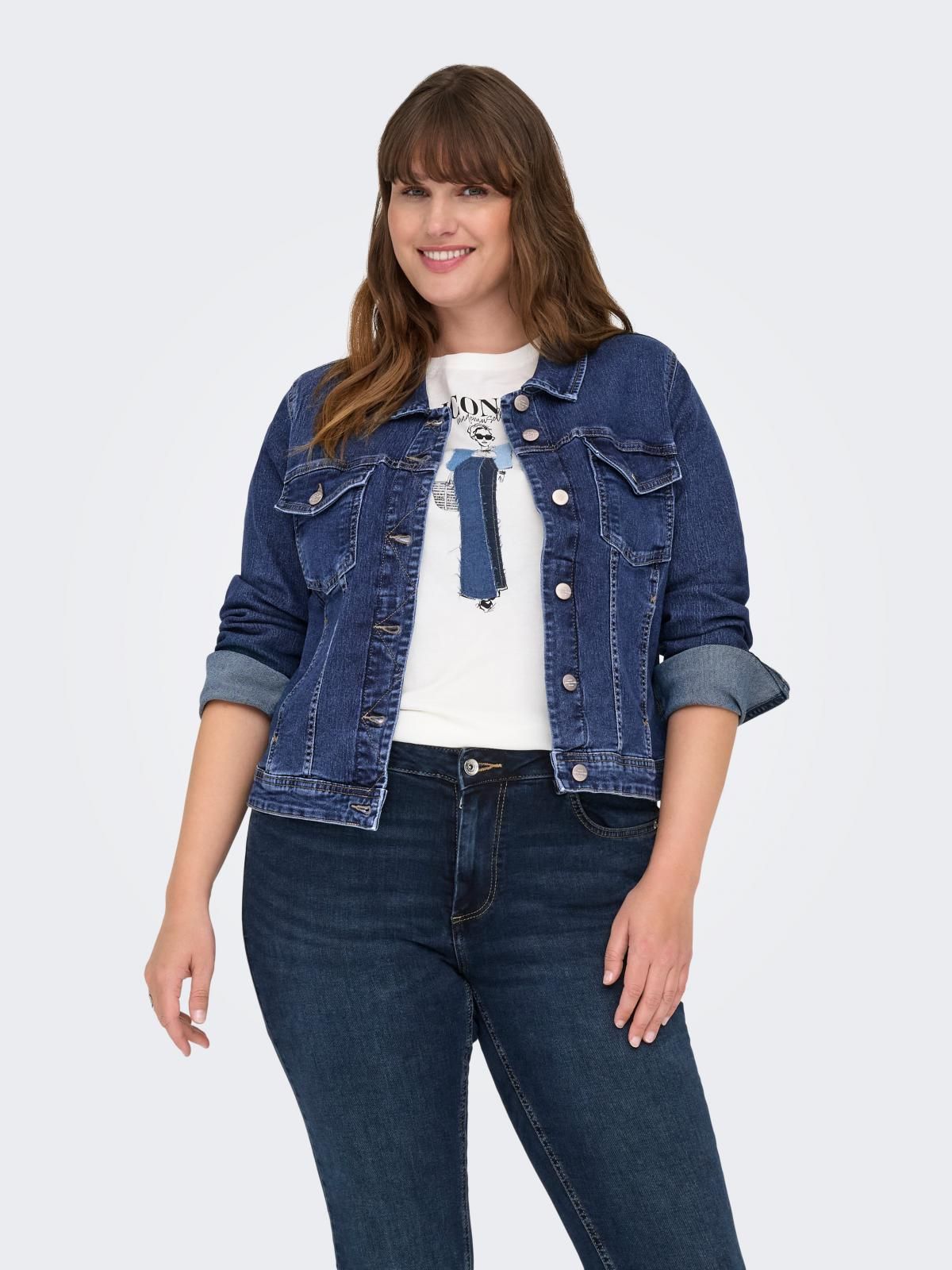 온리 클래식 데님 데님 재킷 15352610_2114 BLUE / DARK BLUE DENIM - 상세 이미지 2
