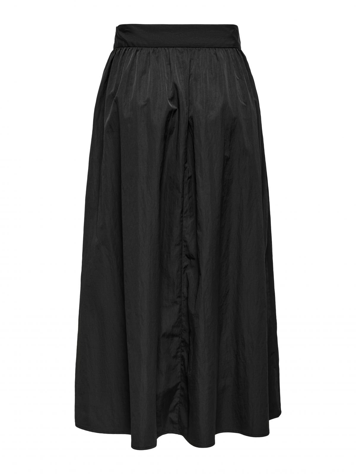 제이디와이 A라인 하이웨이스트 미디 스커트 15332421_2161 BLACK / BLACK - 상세 이미지 4