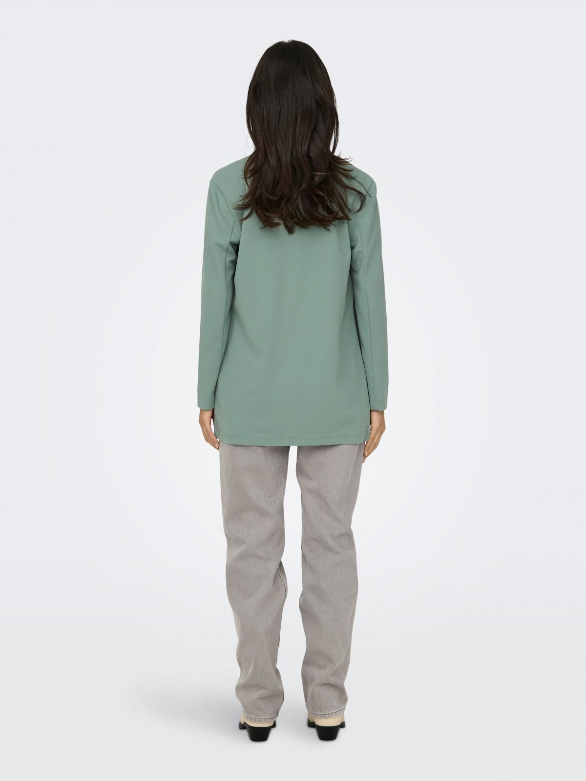제이디와이 테크니컬 저지 오픈 블레이저 15180572_1467 GREY / CHINOIS GREEN - 상세 이미지 2