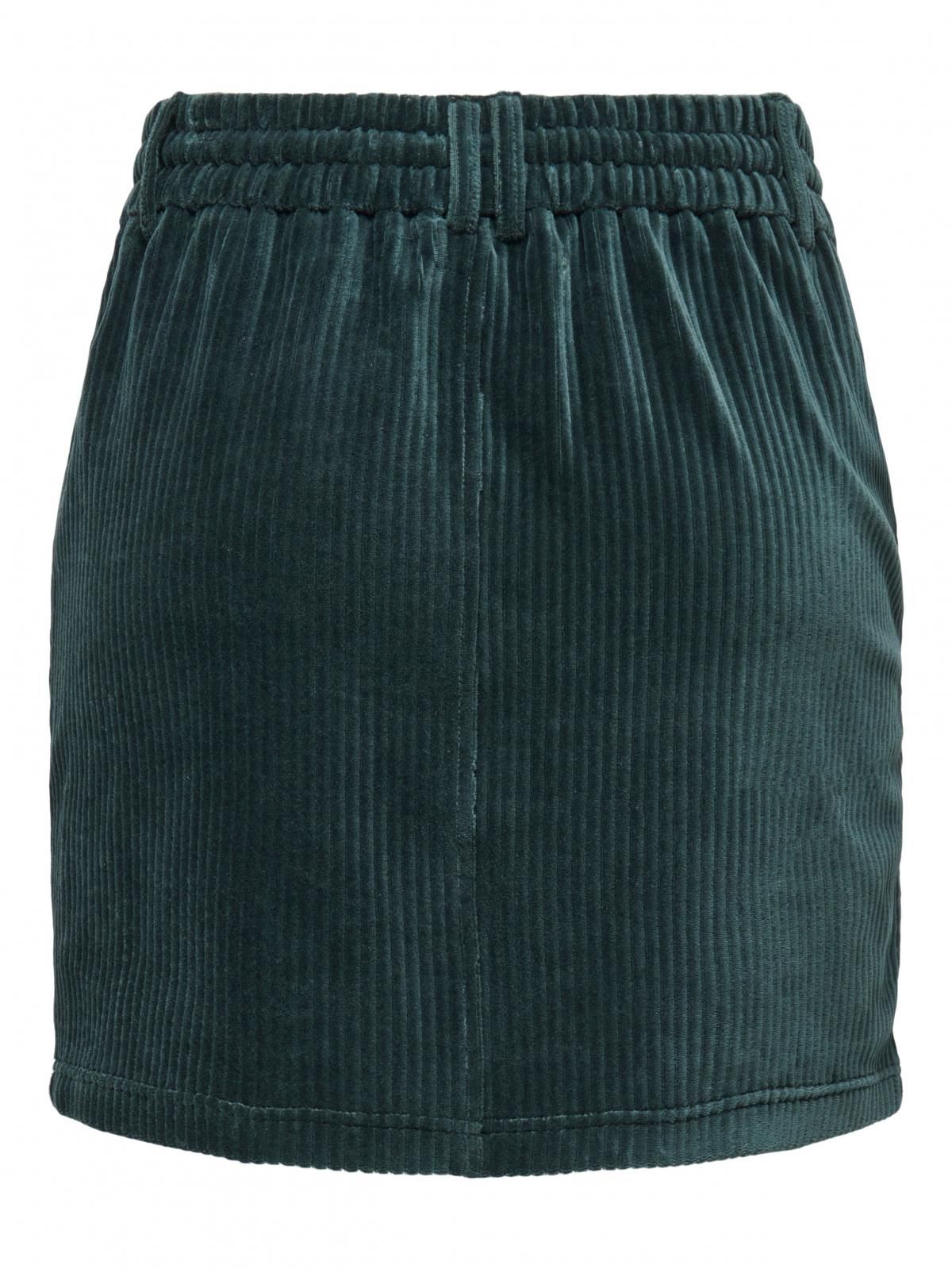 온리 테크니컬 드로스트링 미니 스커트 15192876_1640 GREY / GREEN GABLES - 상세 이미지 4