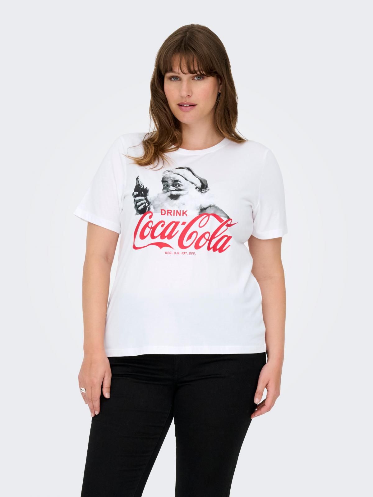 온리 그래픽 프린트 코튼 반팔 티셔츠 15362841_2206_1234122 WHITE / WHITE - 상품 이미지