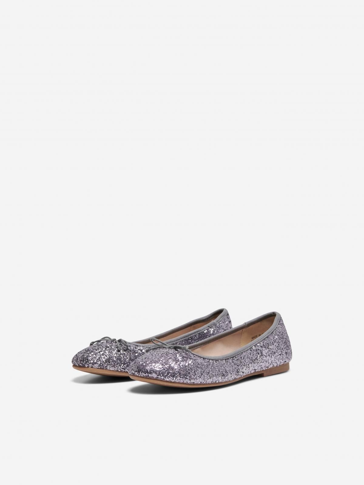 온리 글리터 베이직 발레리나 플랫슈즈 15330007_387 GREY / SILVER - 상세 이미지 5