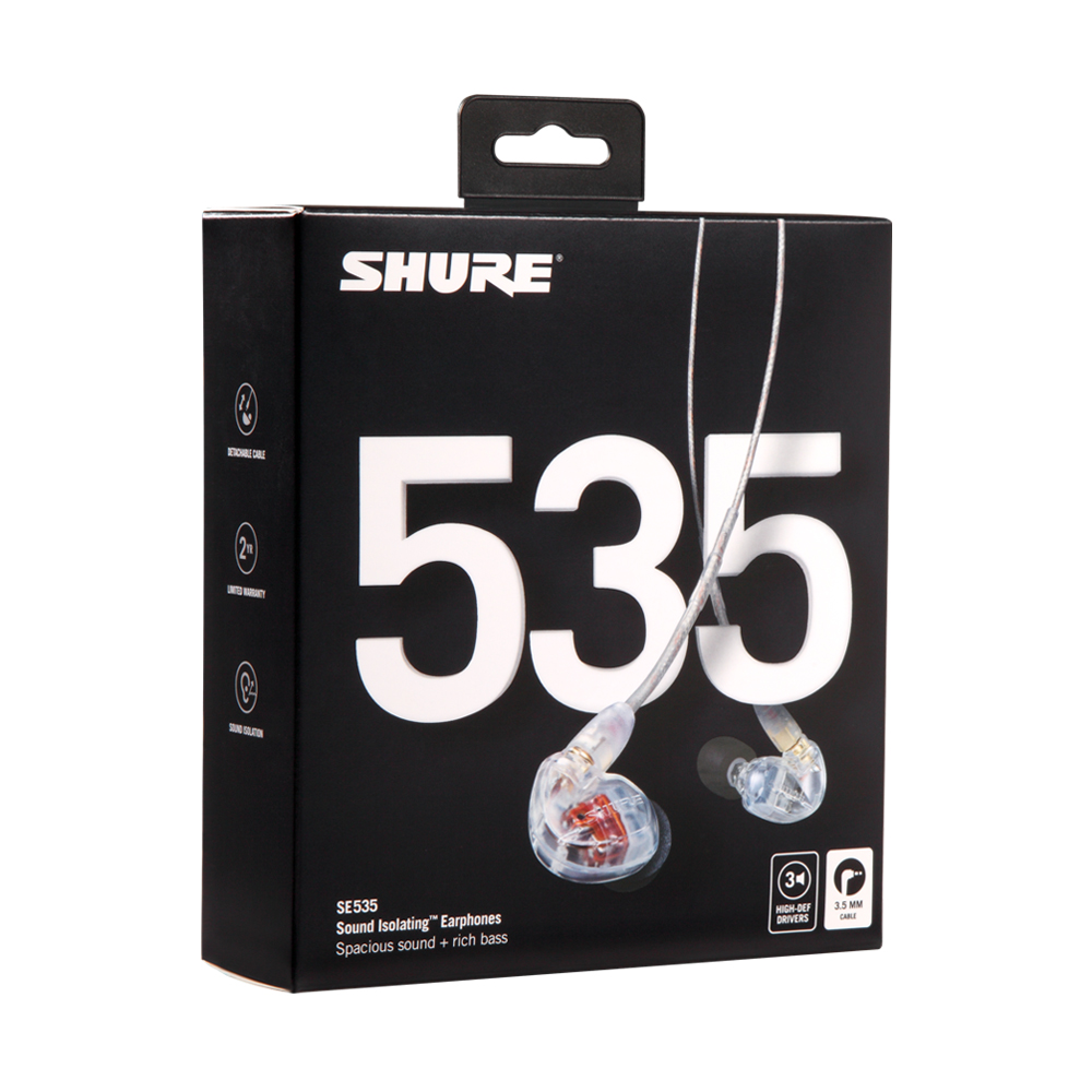 [SHURE] 슈어 SE535 사운드 아이솔레이팅 이어폰 (클리어) - 상세 이미지 4