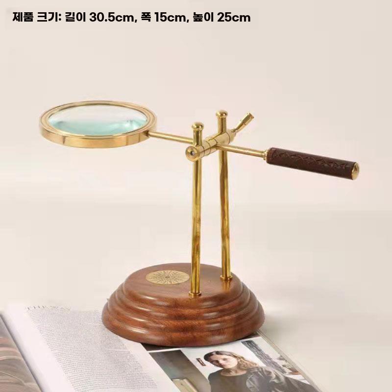 순황동 독서용 확대경 스탠드 노인 독서 서재 인테리어 - 상세 이미지 3