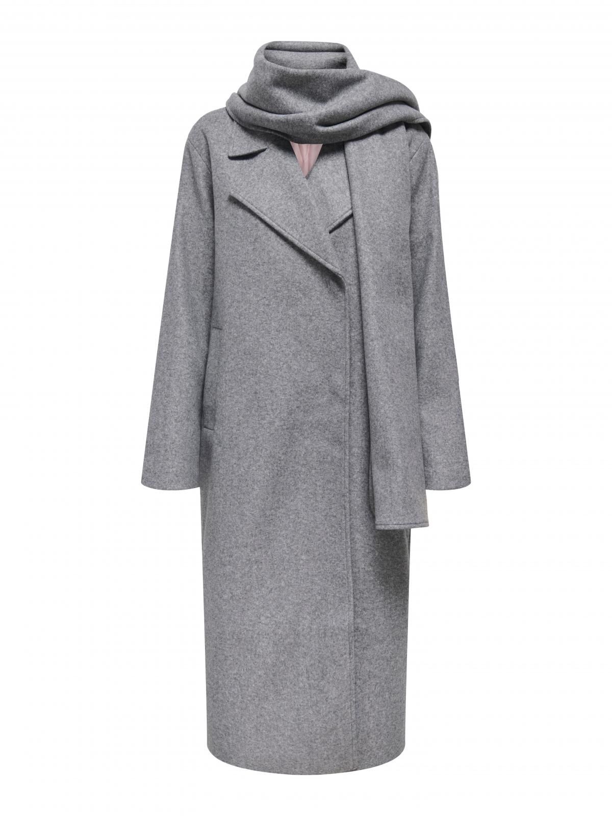 온리 테크니컬 라이트그레이 롱코트 15348930_2382_1218399 GREY / MEDIUM GREY MELANGE - 상세 이미지 3