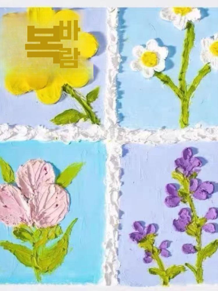 오일파스텔 세트 입체 드로잉 DIY 미술용 색상봉 - 상세 이미지 4