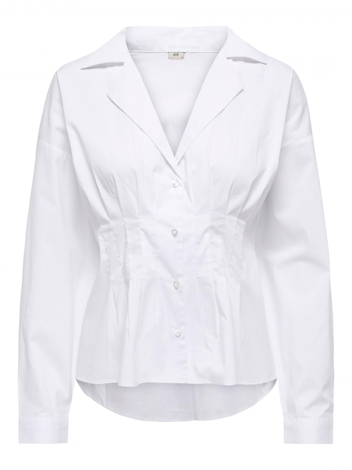 제이디와이 슬림핏 리조트카라 화이트 셔츠 15375041_2206 WHITE / WHITE - 상세 이미지 3
