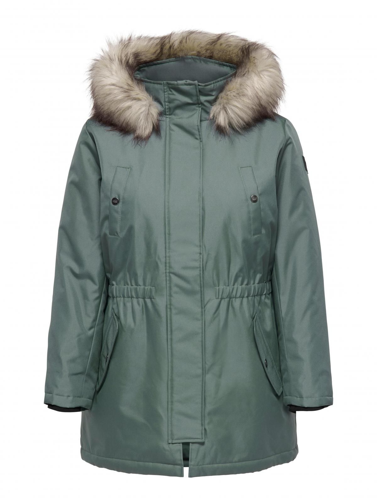 온리 빅사이즈 테크니컬 퍼후드 파카 15185999_1469_889536 GREEN / BALSAM GREEN - 상세 이미지 3