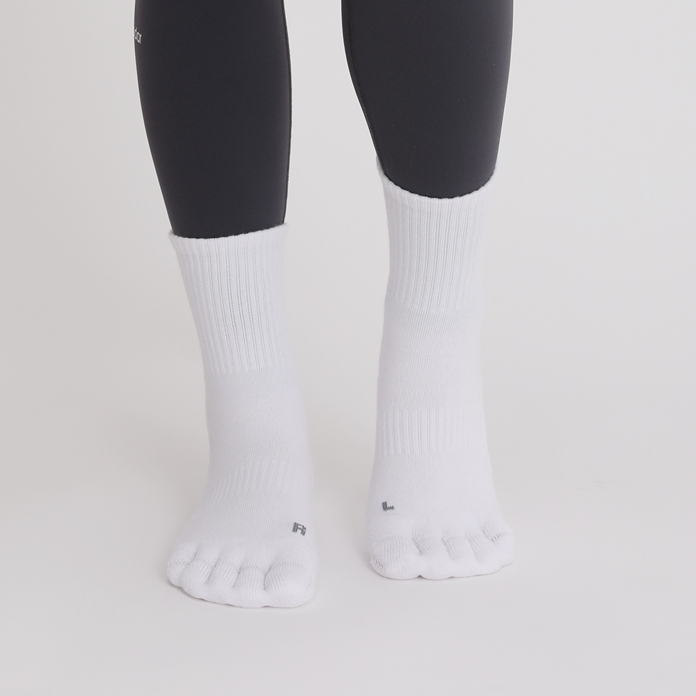 컴포트삭스 무봉제 무지 스포츠 발가락 양말 러닝 마라톤 등산 두꺼운 중목 남자 여자 이미지 4