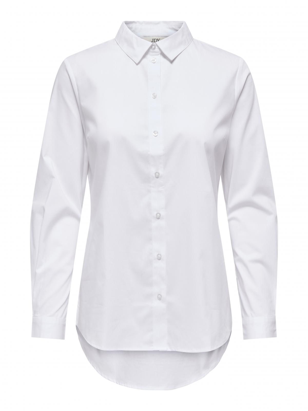 제이디와이 베이직 코튼 레귤러핏 긴팔 셔츠 15149877_2206 WHITE / WHITE - 상세 이미지 4