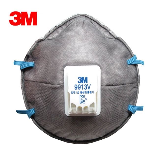 3M 1급 방진마스크 9913V 배기밸터 냄새제거(10개입) - 상품 이미지