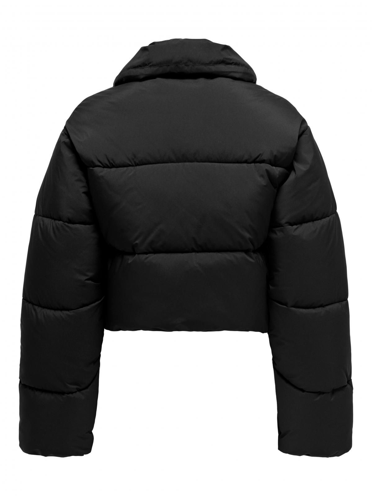 온리 테크니컬 하이넥 패딩 푸퍼 재킷 15336381_2161 BLACK / BLACK - 상세 이미지 4