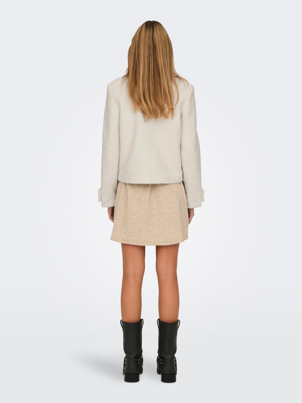 온리 테디 디테일 숏 코트 15321874_115 BEIGE / PUMICE STONE - 상세 이미지 2