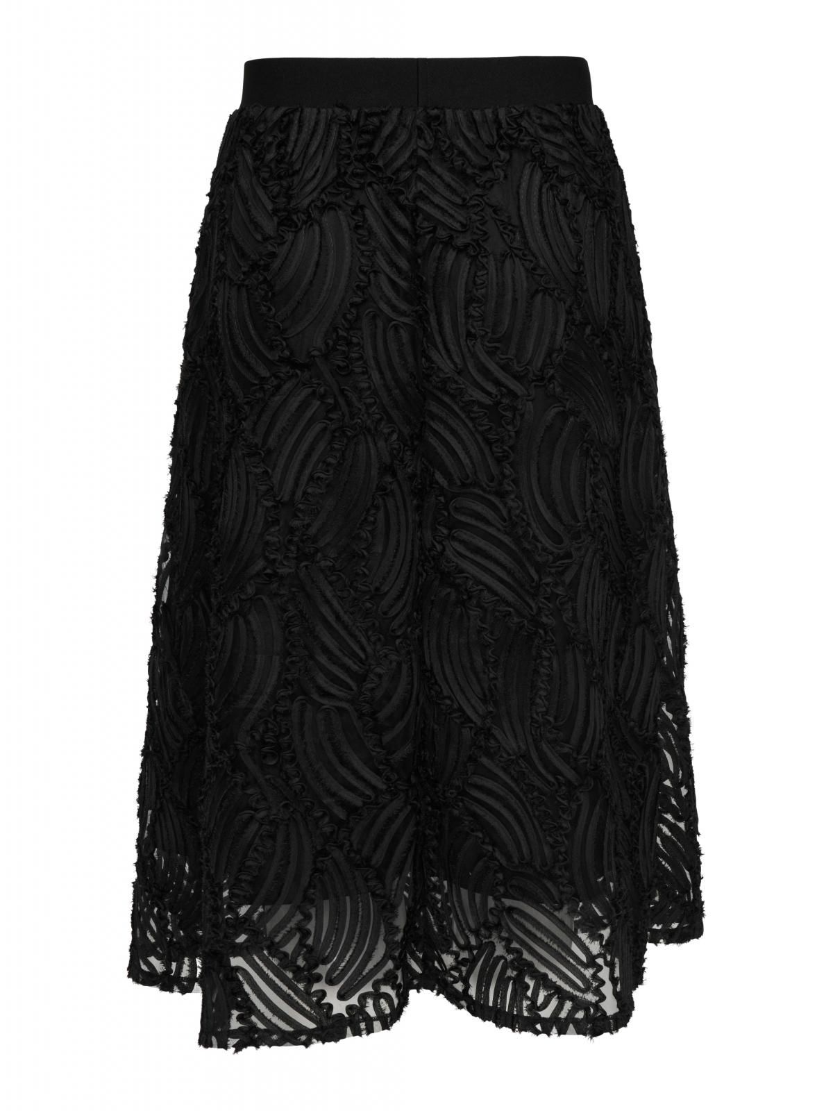 제이디와이 레이스 엘라스틱 미디 스커트 15373084_2161 BLACK / BLACK - 상세 이미지 4