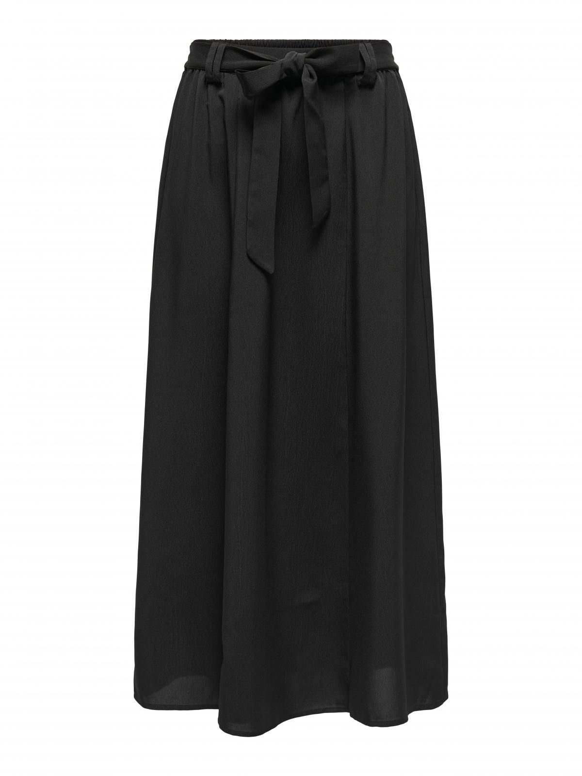 온리 벨트 포인트 롱 스커트 15335565_2161 BLACK / BLACK - 상세 이미지 3