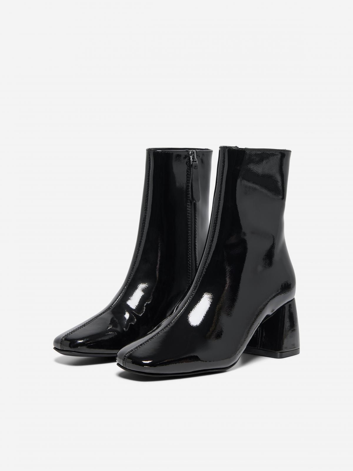 온리 시크 스퀘어토 블록힐 롱부츠 15329843_2161_1214860 BLACK / BLACK - 상세 이미지 5