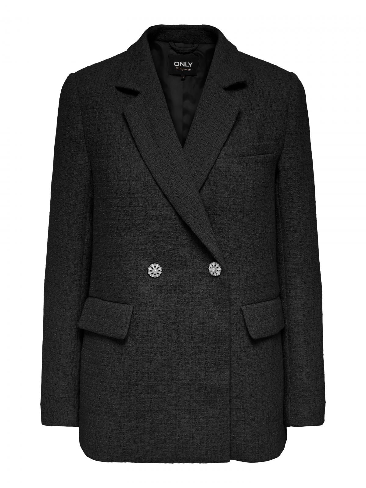 온리 테일러드 클래식 블랙 블레이저 15293957_2161 BLACK / BLACK - 상세 이미지 4