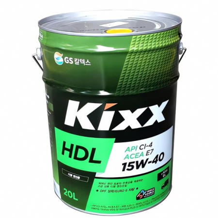 [자사 협력업체]Kixx 디젤 엔진오일 15W40 20L 경유 엔진 유 윤활유 차량 용 기름 오일 교환