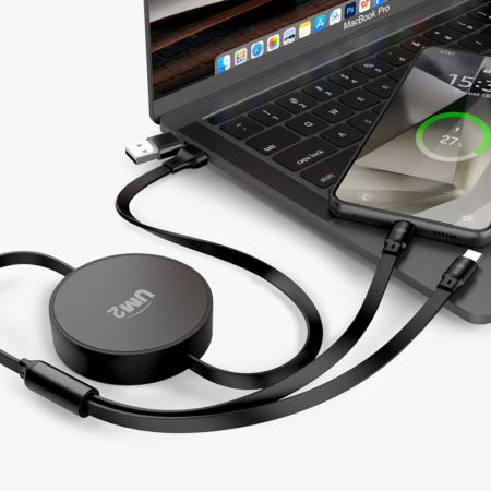 [901MOEM]구공일엠 릴 케이블 4in1 C타입 데이터 USB