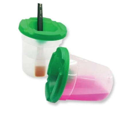 협력체 흘림방지 토요 미술 물통 뚜껑포함 수채화 화방 그림