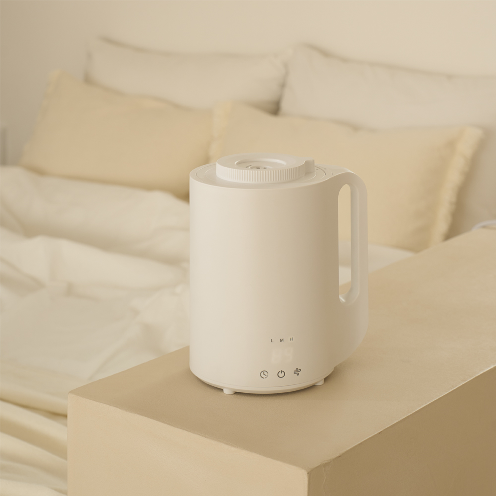 [씨온] 앙포트  가열식 가습기 SUS316 신생아 아기 간편세척 퓨어화이트