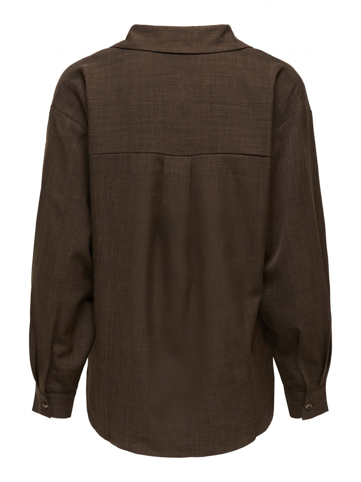 제이디와이 베이직 브이넥 브라운 긴팔 셔츠 15343234_273_1171328 BROWN / SLATE BLACK - 상세 이미지 5