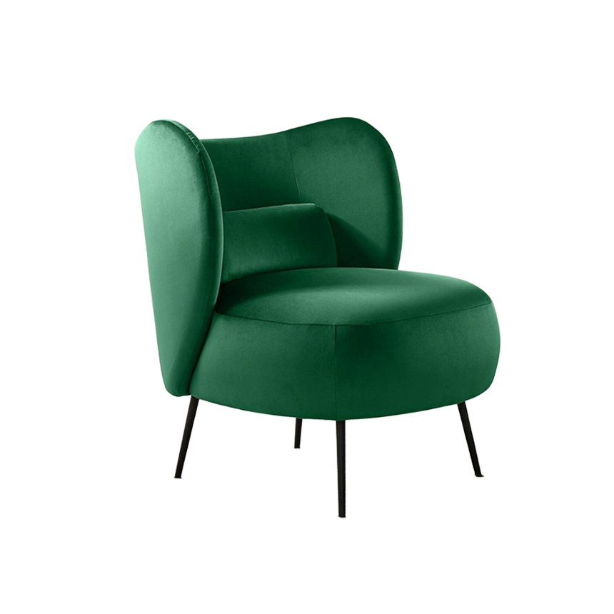 허그 부클 패브릭 카페 라운지 다이닝 암체어 Hug Boucle Chair - 상세 이미지 4
