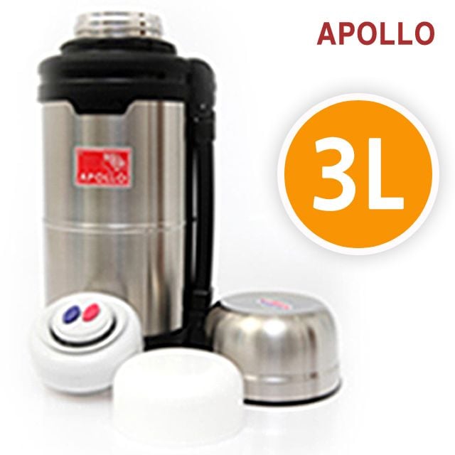 아폴로 보온병(3L)스텐보온병 물병 보온보냉 3000ml - 상품 이미지