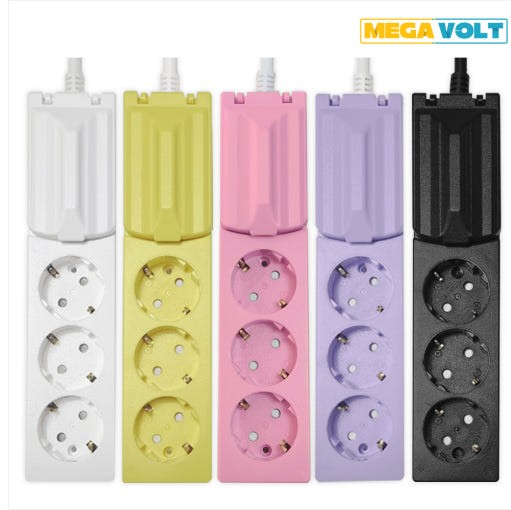 국산 고용량 멀티탭 3구 누전차단 스위치 4000W 메가볼트 전기 콘센트 1.5M