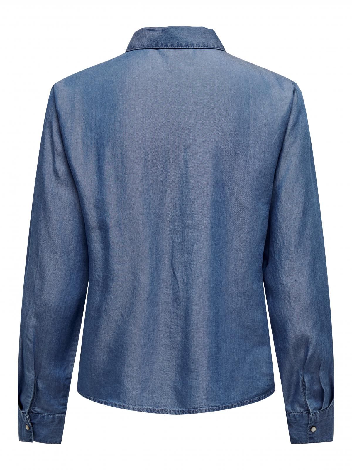 제이디와이 테크니컬 데님 긴팔 셔츠 15317274_2115 BLUE / MEDIUM BLUE DENIM - 상세 이미지 4