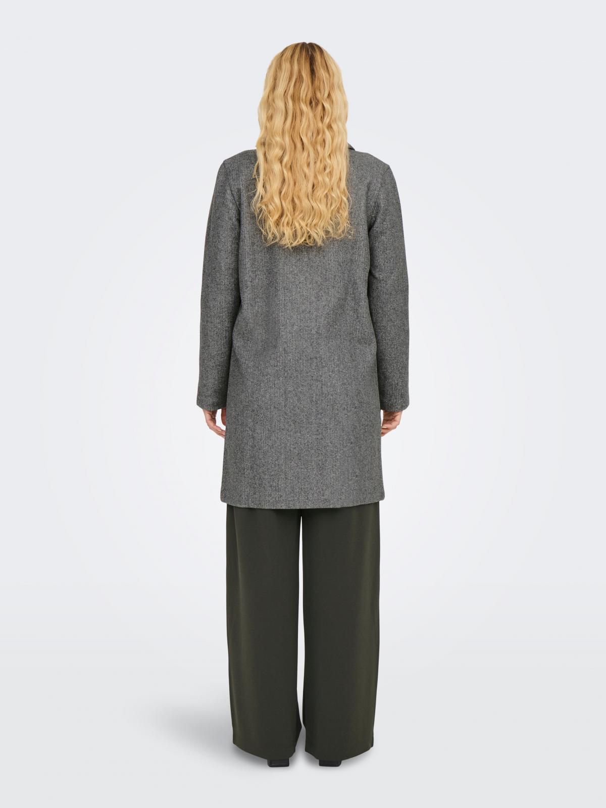 제이디와이 베이직 테일러드 롱 재킷 15335626_2383 GREY / DARK GREY MELANGE - 상세 이미지 2