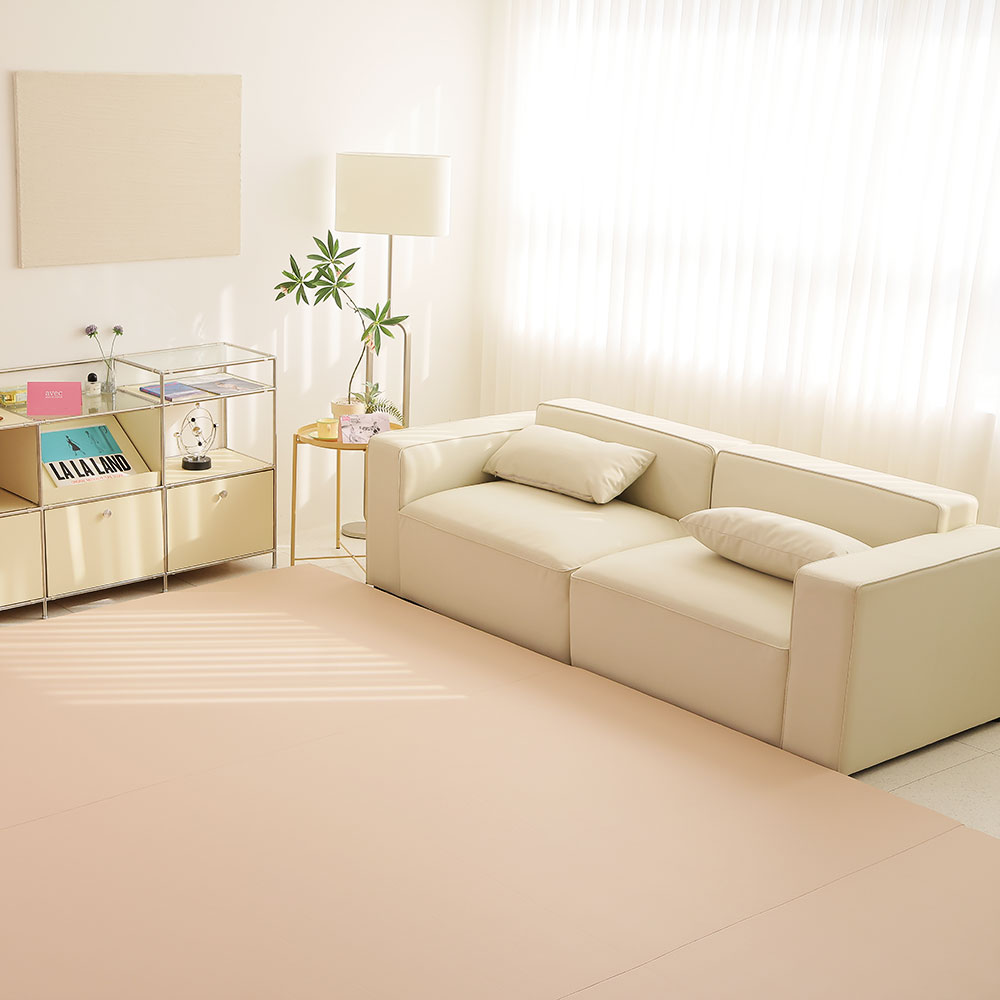 avec 더블폴더 3단 접이식 어린이매트 150x140 공간활용형 폴더 4cm 놀이방매트 - 상세 이미지 3