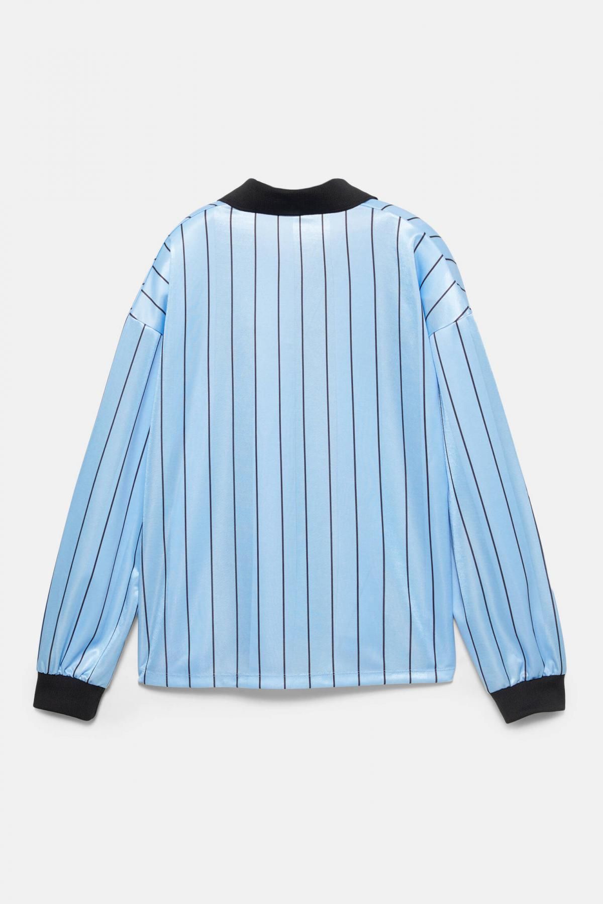 풀앤베어 블루 스트라이프 풋볼 긴팔 티셔츠 7153/389 PALE BLUE - 상세 이미지 4