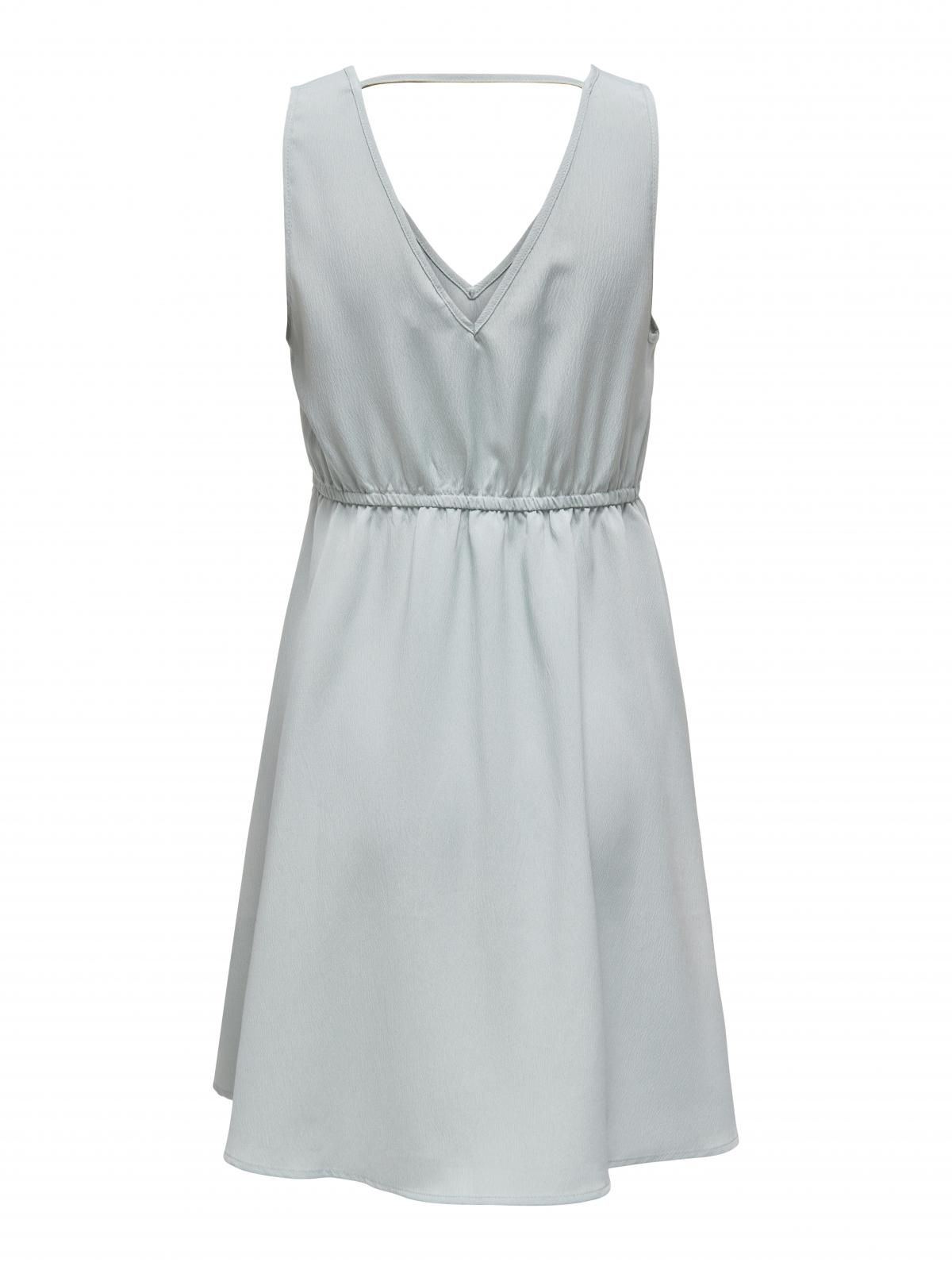 온리 데일리 브이넥 민소매 미니 원피스 15357109_1461 TURQUOISE / ABYSS - 상세 이미지 4