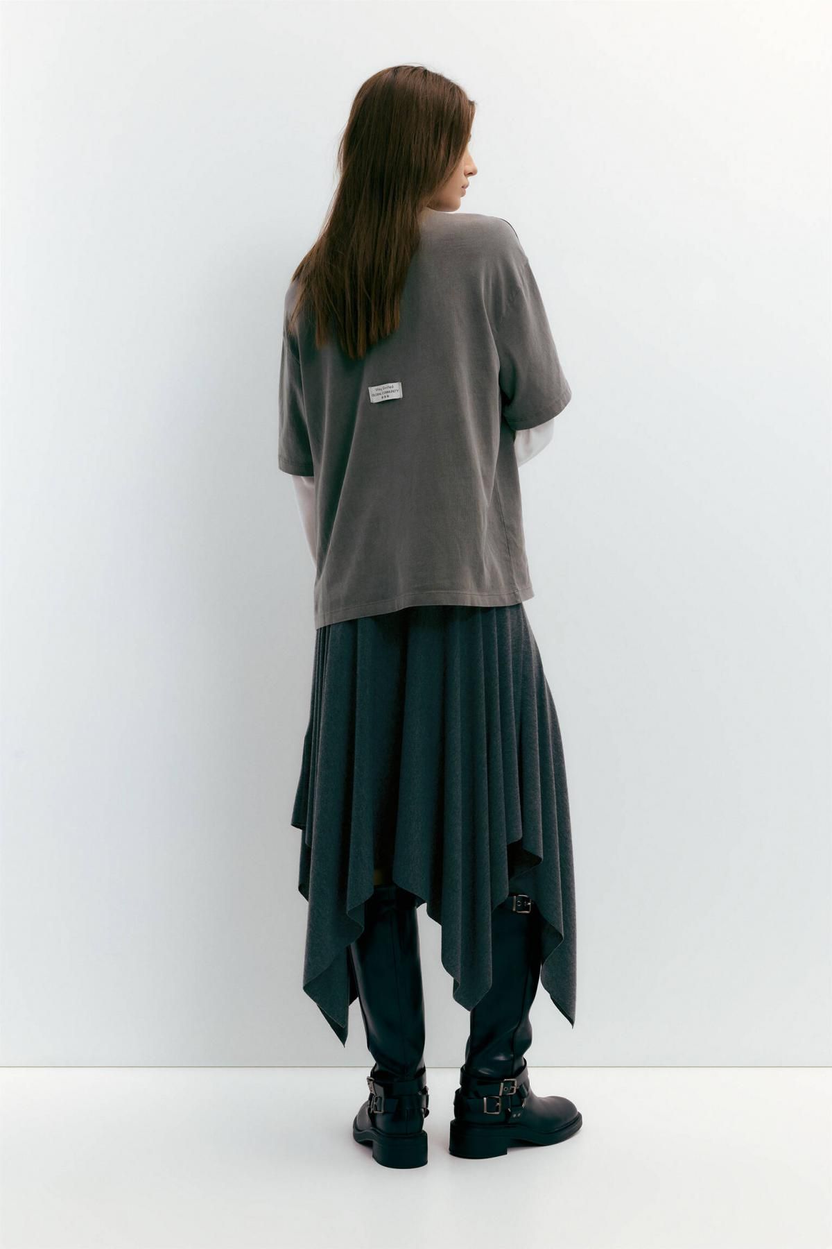 풀앤베어 STWD 더블 슬리브 긴팔 티셔츠 7153/392 ANTHRACITE GREY - 상세 이미지 3