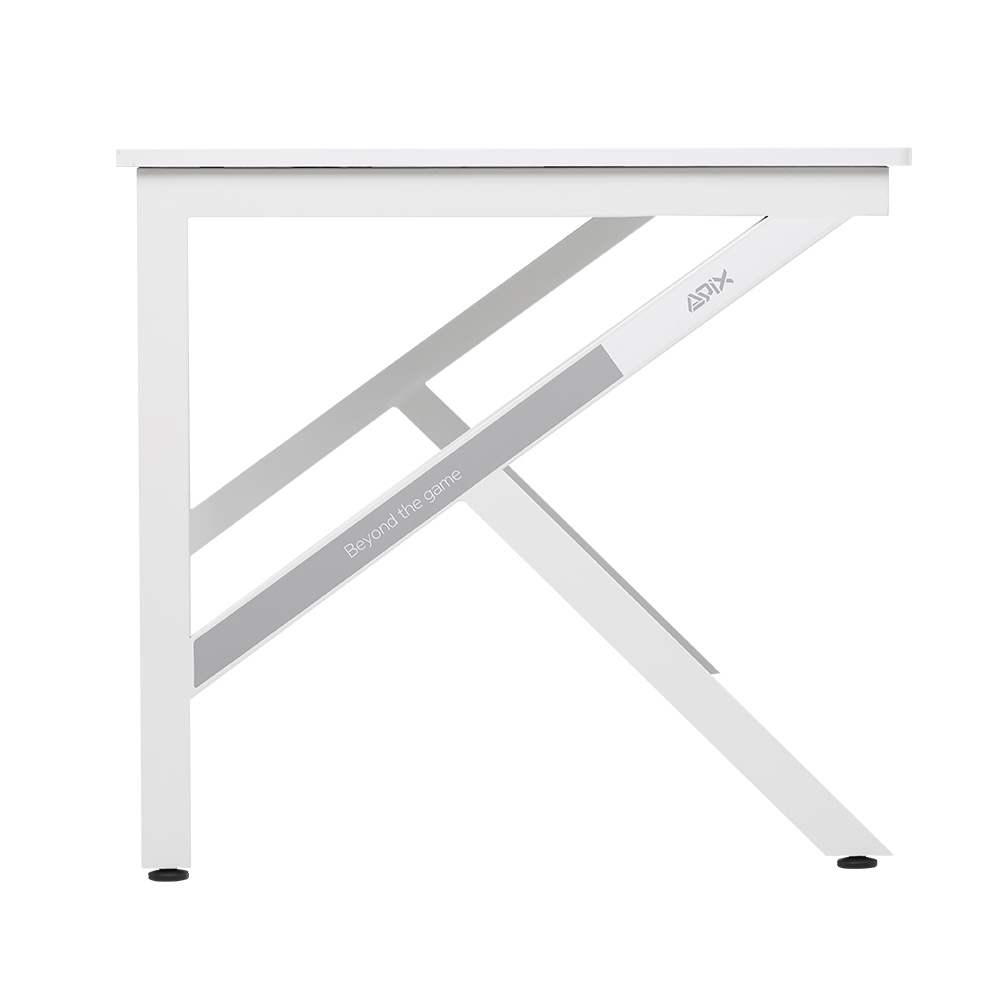 1인용 게이밍 컴퓨터 책상 GD001 1600L 화이트