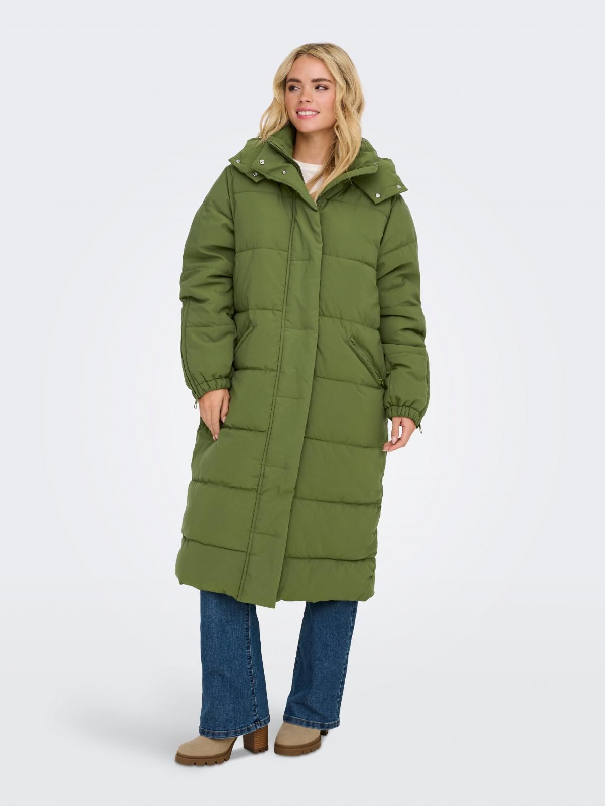 제이디와이 프리미엄 롱 패딩 후드 15330181_2009_1153927 GREEN / WINTER MOSS - 상세 이미지 5