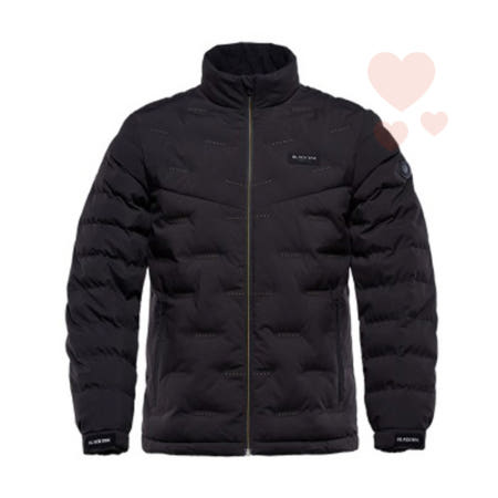 [블랙야크 워크웨어] 세탁가능 버튼식 열선점퍼 겨울등산자켓 겨울낚시자켓