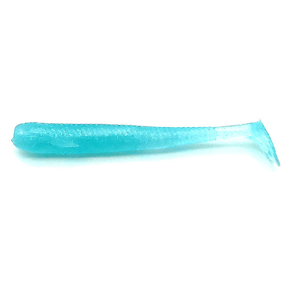 금호조침 UV 축광 와그작 갈치 루어 웜 UV블루, 7.6cm(3인치) - 상품 이미지