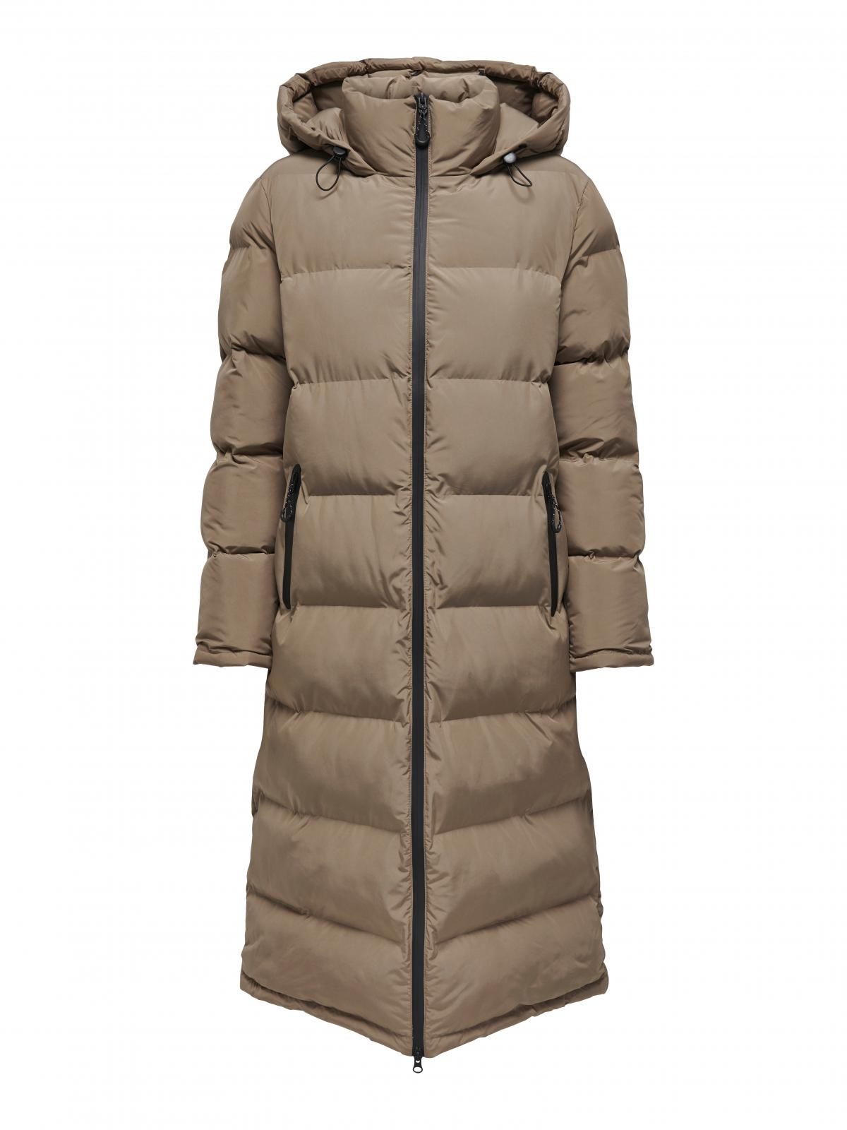 온리 프리미엄 롱 패딩 후드 테크니컬 15326655_120 GREY / WALNUT - 상세 이미지 3
