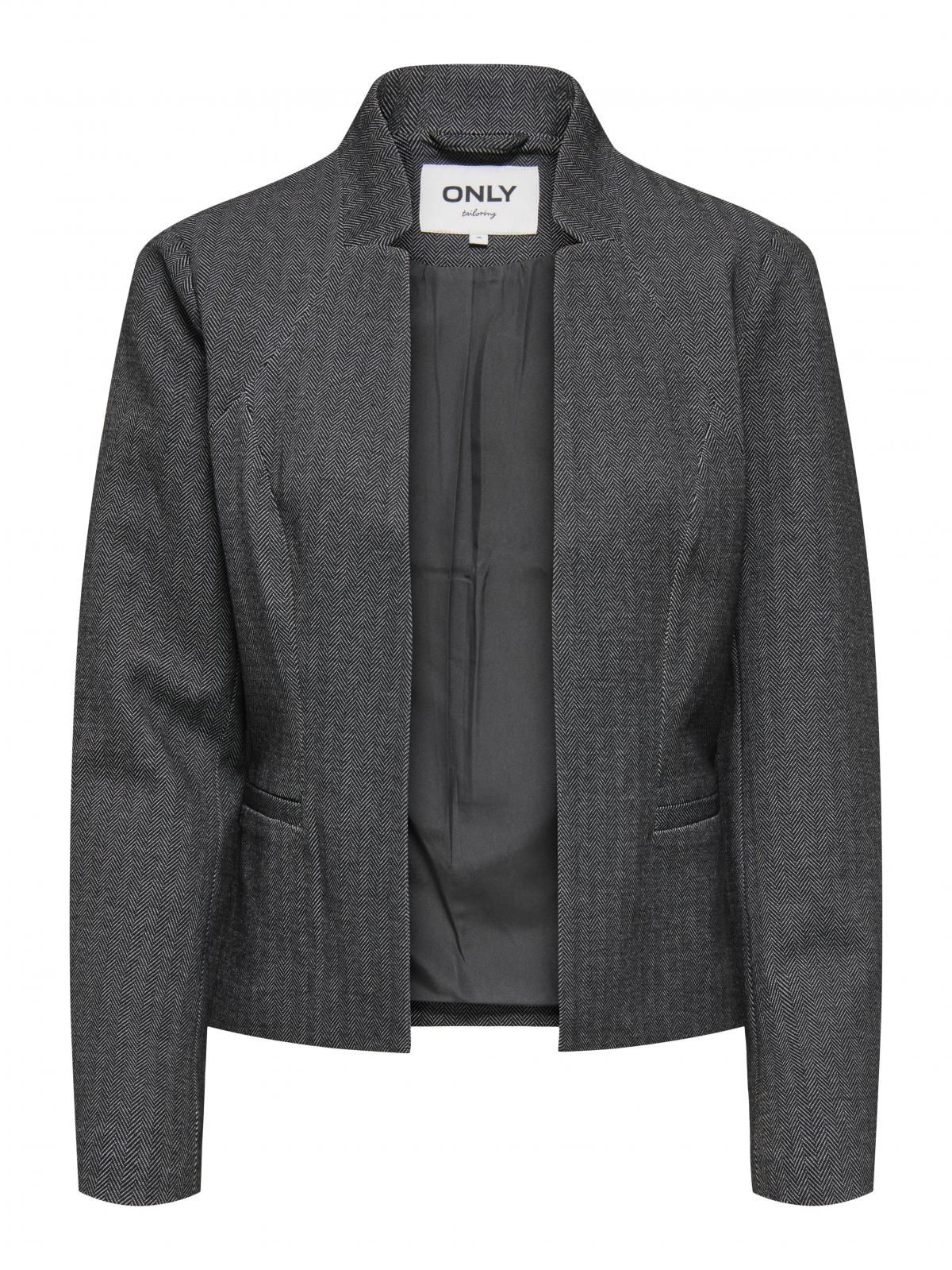 온리 클래식 테일러드 그레이 블레이저 15351247_2383 GREY / DARK GREY MELANGE - 상세 이미지 3