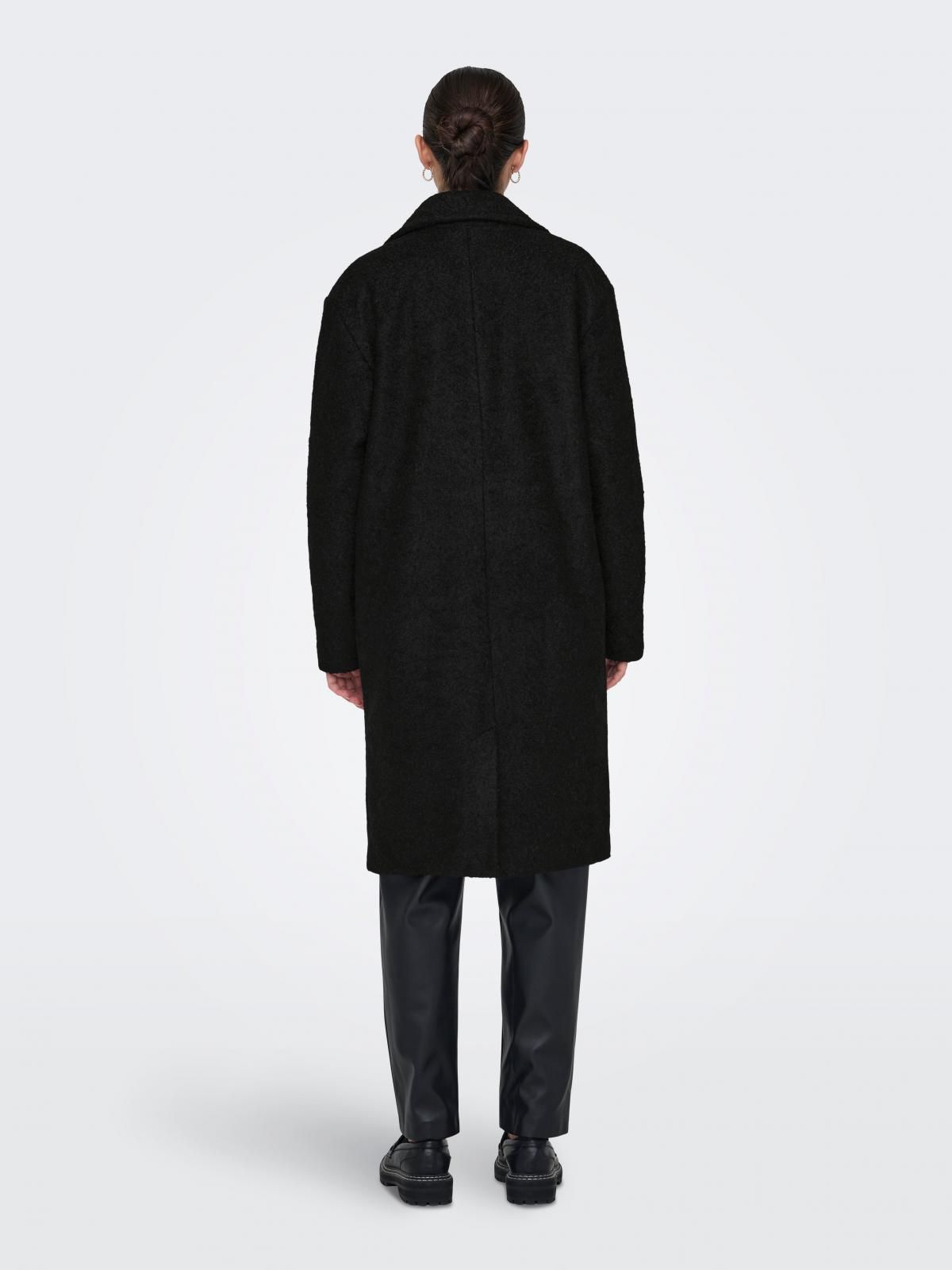 제이디와이 테크니컬 부클레 롱 코트 15328166_2161 BLACK / BLACK - 상세 이미지 3