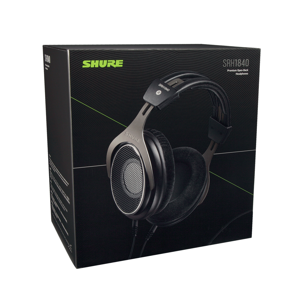 [SHURE] 슈어 SRH1840 프로페셔널 오픈 백 헤드폰 (블랙) - 상세 이미지 4