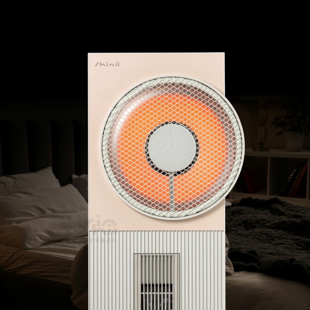 신일 에코 팬 큐브 히터 절전형 거실 사무실 하이라이트 난로 난방기