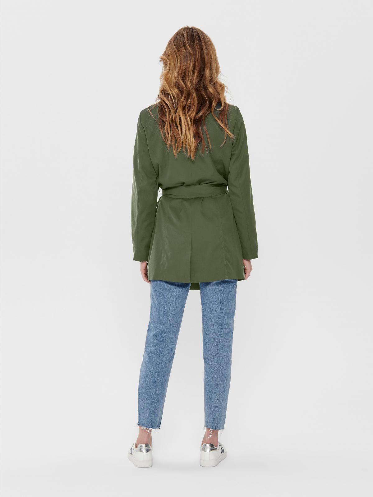 온리 카키 더블버튼 벨트 트렌치코트 15191821_1927 GREEN / GRAPE LEAF - 상세 이미지 3