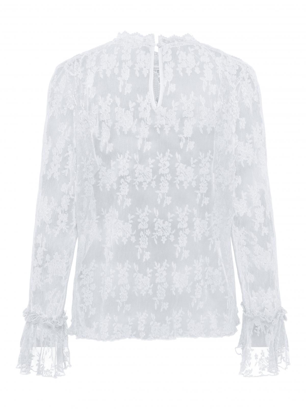 온리 레이스 시스루 긴팔 블라우스 15375176_5 WHITE / BRIGHT WHITE - 상세 이미지 2