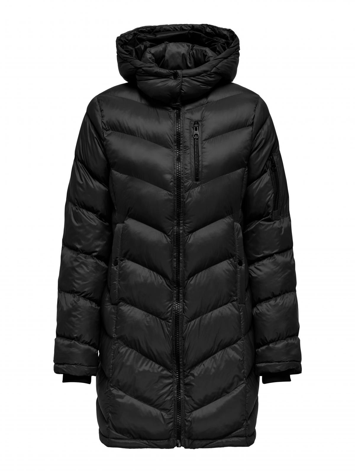 온리 테크니컬 퀼팅 방수 롱 패딩 코트 15348746_2161_1192297 BLACK / BLACK - 상세 이미지 3
